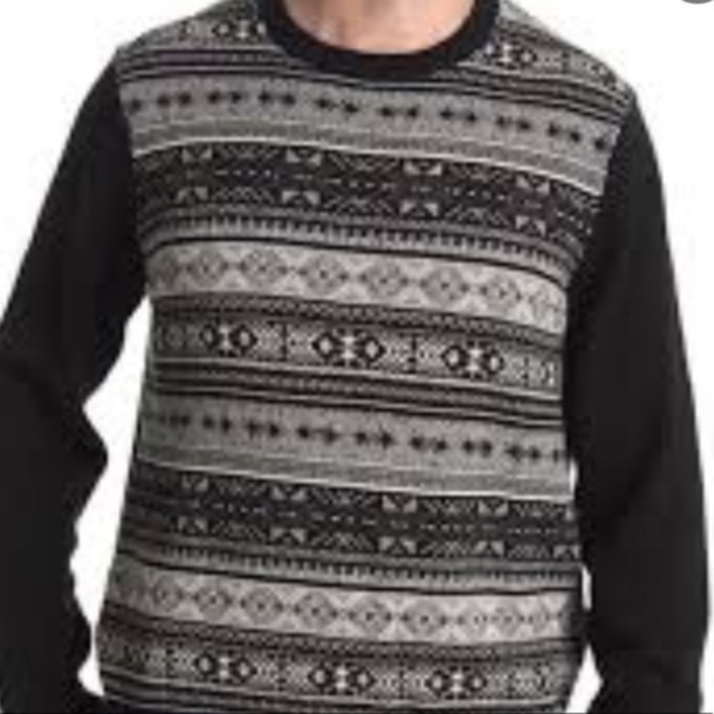 Weatherproof Vintage Men’s sweater Holiday Crew collar Fair Isle new Size small